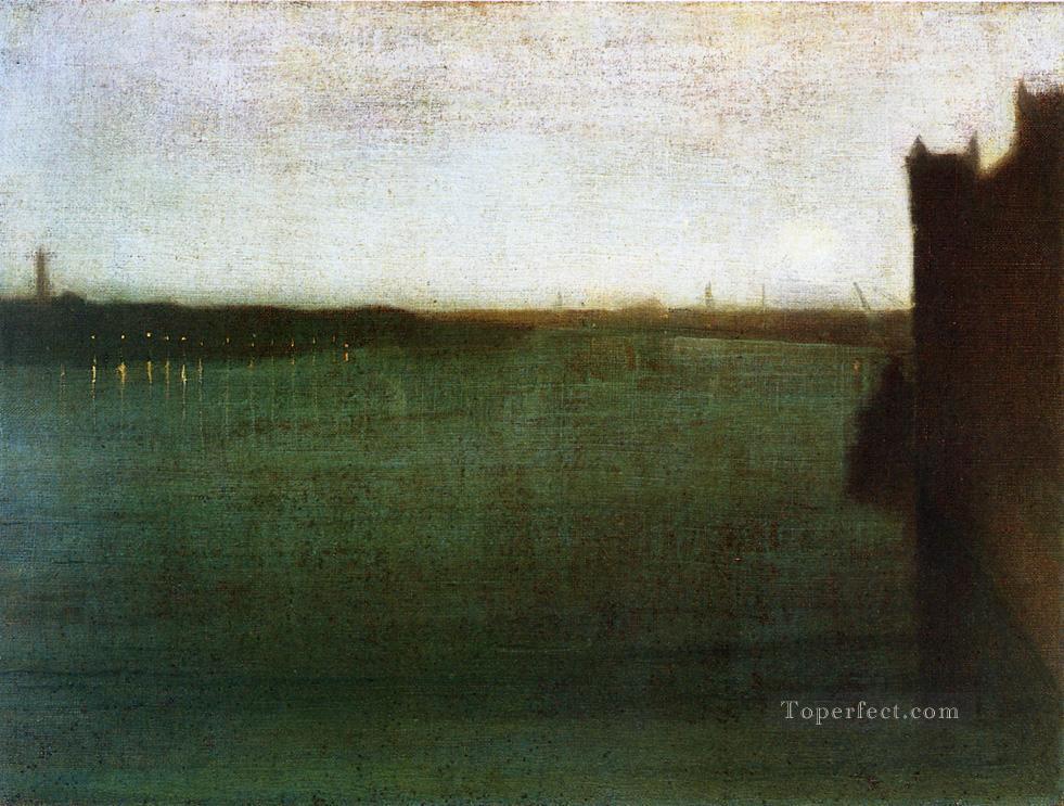 Nocturne Grey and Gold James Abbott McNeill Whistler Oil Paintings